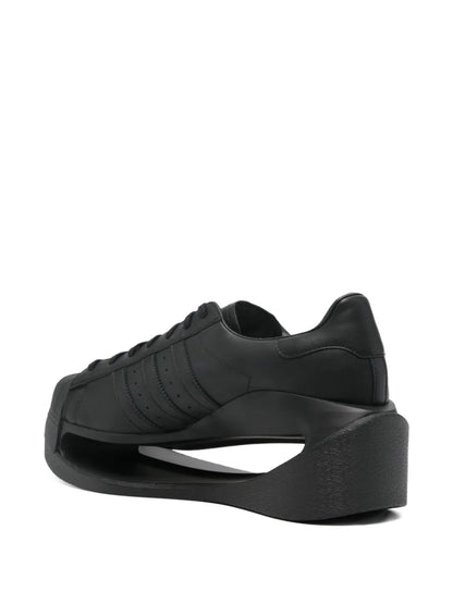 Y-3 Platform Leather Trainers
