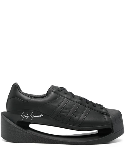 Y-3 Platform Leather Trainers
