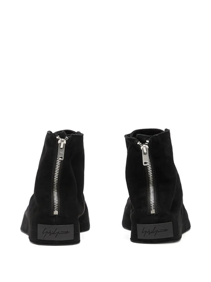 Y-3 Lace-Up Zip Trainers