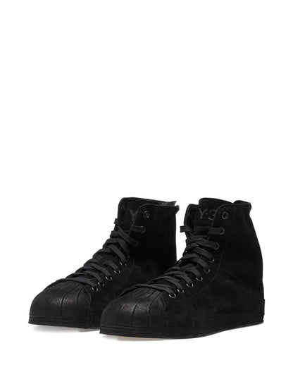 Y-3 Lace-Up Zip Trainers