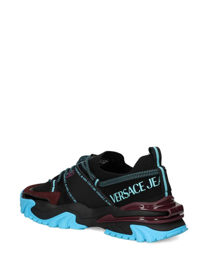 Versace Jeans Couture Lace-Up Panelled Sneakers