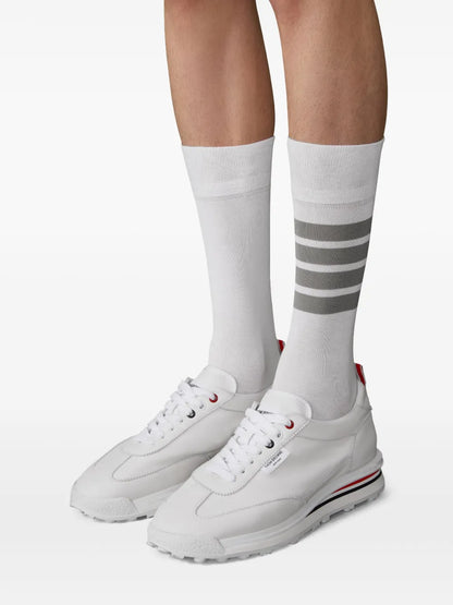 Thom Browne Lace-Up Leather Sneakers