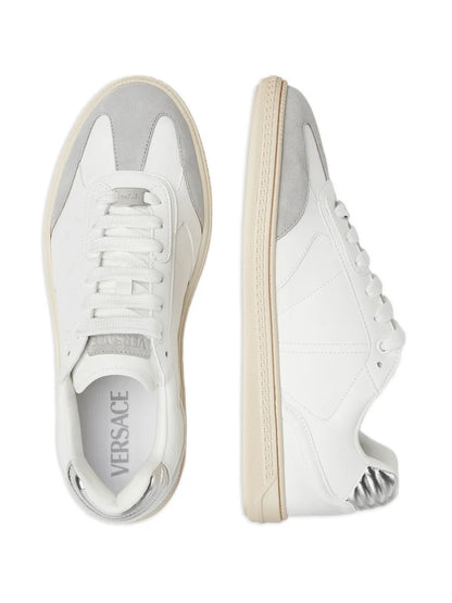 Versace Greca-Motif Panelled Sneakers