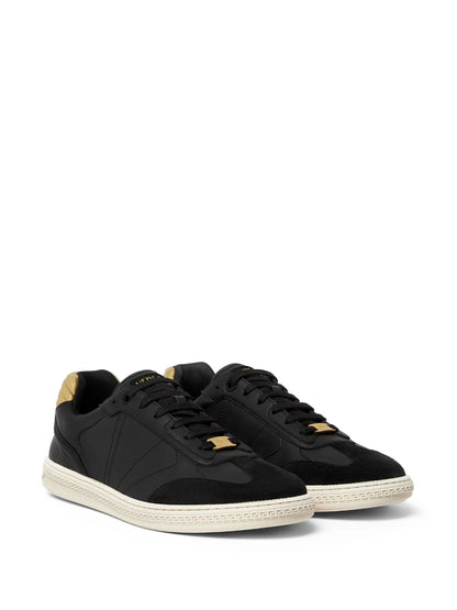Versace Logo-Plaque Lace-Up Sneakers