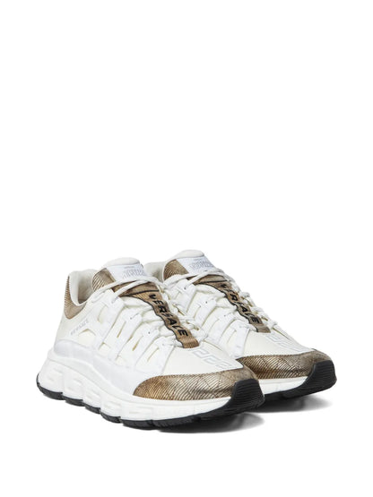Versace Logo Lace-Up Sneakers