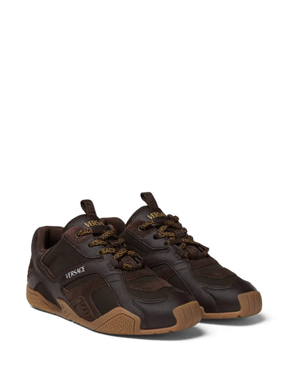 Versace Galaxia Leather Sneakers