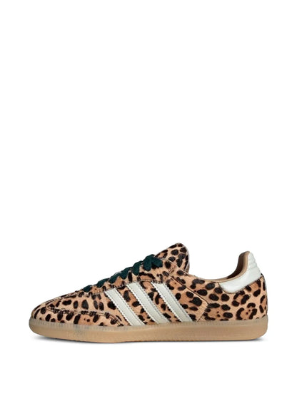 adidas Samba Og Leopard-Print Three-Stripe Sneakers