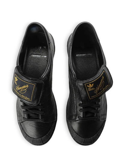 Willy Chavarria X adidas Kareem Double-Strap Leather Sneakers