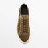 Simple Lace Sports Leather Flat Bottom Casual Sneakers Oryntix