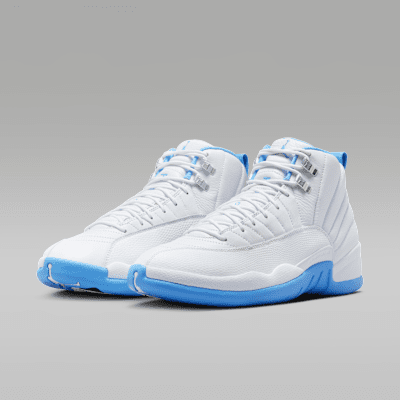 Air Jordan 12 Retro White and University Blue