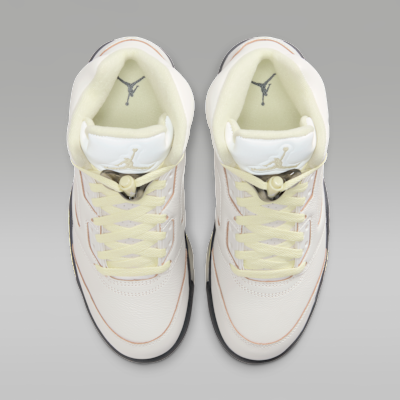 Air Jordan 5 Retro Luminous Green and Sail